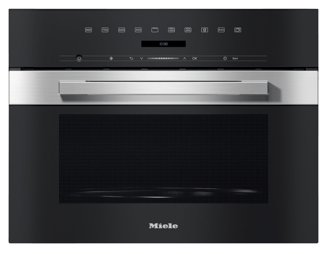 MIELE PURELINE CLEANSTEEL BUILT IN MICROWAVE OVEN M7244 TC CLST