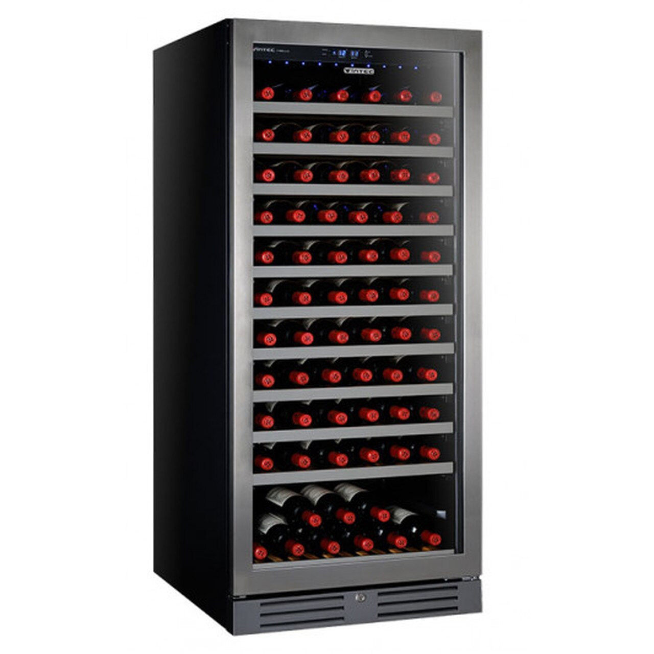 VINTEC 130 BOTTLE STAINLESS STEEL WINE CABINET - VWS130SSB-X