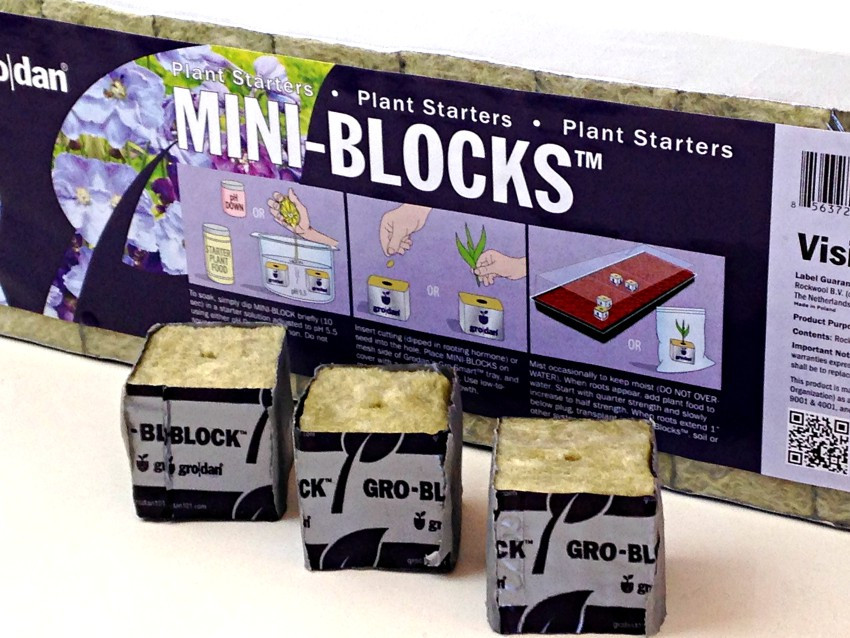 Rockwool Grow Cubes (1.5 Inches) - Growing Medium Starter Sheets (30 Per  Pack)