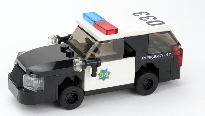 lego patrol car