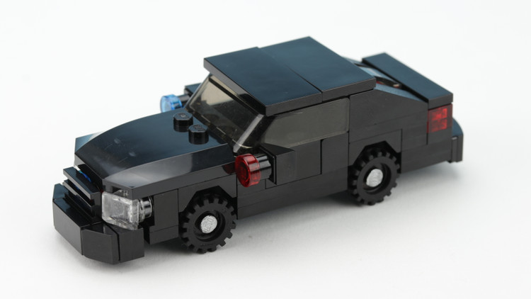 custom lego police car