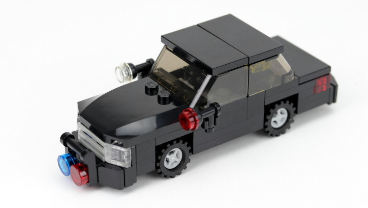 Brick Police - LEGO unmarked Police Car 