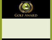 Gold Shield Golf Award from Cool School Studios.