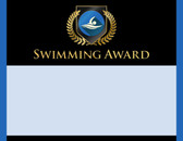 Gold Shield Swimming Award from Cool School Studios.