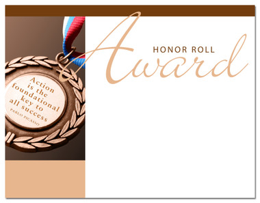 Lasting Impressions Honor Roll Award, Style 1 (Cool School Studios 02013).
