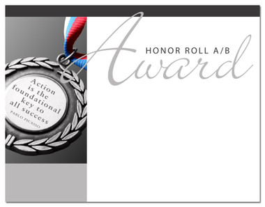 Lasting Impressions Honor Roll A/B Award, Style 1 (Cool School Studios 02015).