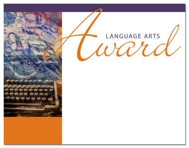 Lasting Impressions Language Arts Award, Style 1 (Cool School Studios 02016).