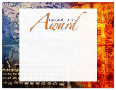 Lasting Impressions Language Arts Award, Style 2 (Cool School Studios 02115).