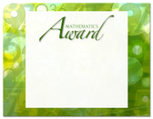 Lasting Impressions Mathematics Award, Style 2 (Cool School Studios 02116).