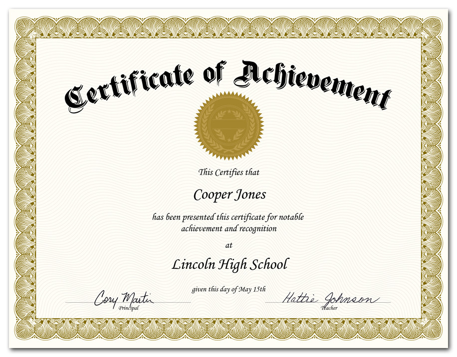 CUSTOM Diplomas - Full Color / 5 Styles - Priced Each Starting at 50 - Cool  School Studios