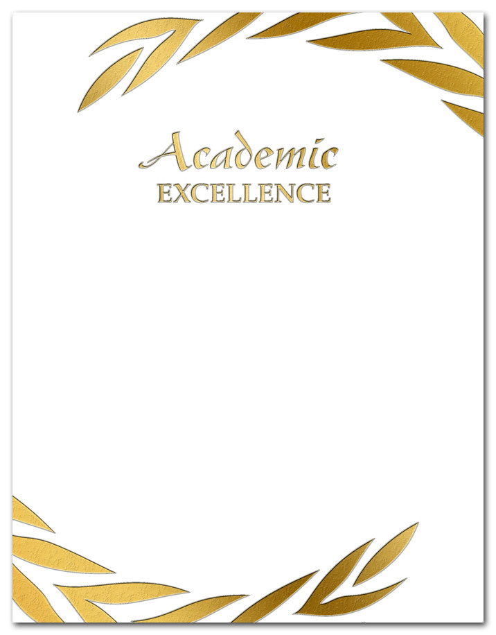Gold Foil Success Awards - Academic Excellence - Package of 25 - Cool ...