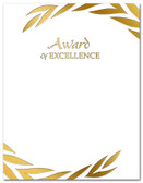 Gold Foil Embossed Award of Excellence from Cool School Studios.