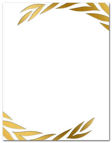 Gold Foil Embossed Wreath Award from Cool School Studios.