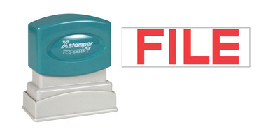 Image of single-color FILE XStamper from Cool School Studios.