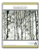 Pictured is the cover of Cool School Studios’ Academic Monthly Planner (06011-1617).