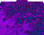 View of folded Glitter Purple File-'N Style Folder with 1/3 cut tab.