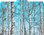 Images shows birch trees on blue sky background of folded File-'N Style Folder with 1/3 cut tab.