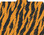 Image shows a 1/3 cut tab file folder in a tiger print pattern (orange and black).