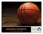 Shown is the cover of BR 503 Basketball Scorebook from Cool School Studios.