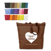 Shown is the Cool School Studios (#08008) Brand GearTM Tote Bag in various color choices.