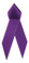Shown is satin awareness ribbon in purple (Cool School Studios 09005).