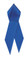 Shown is satin awareness ribbon in blue (Cool School Studios 09006).