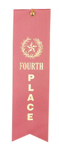 Shown is Fourth Place Ribbon (Cool School Studios 090010).