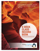 Image shows the 15 gauge cover option (05029) for the Six Week Class Record Book with Extra Week Column from Cool School Studios.