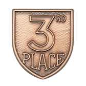 3rd Place - Die-Struck 100, 400 & 500 Medal Inserts - Priced Each Starting at 12