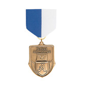 Blue & White Medal Pin Drapes - Priced Each Starting at 12