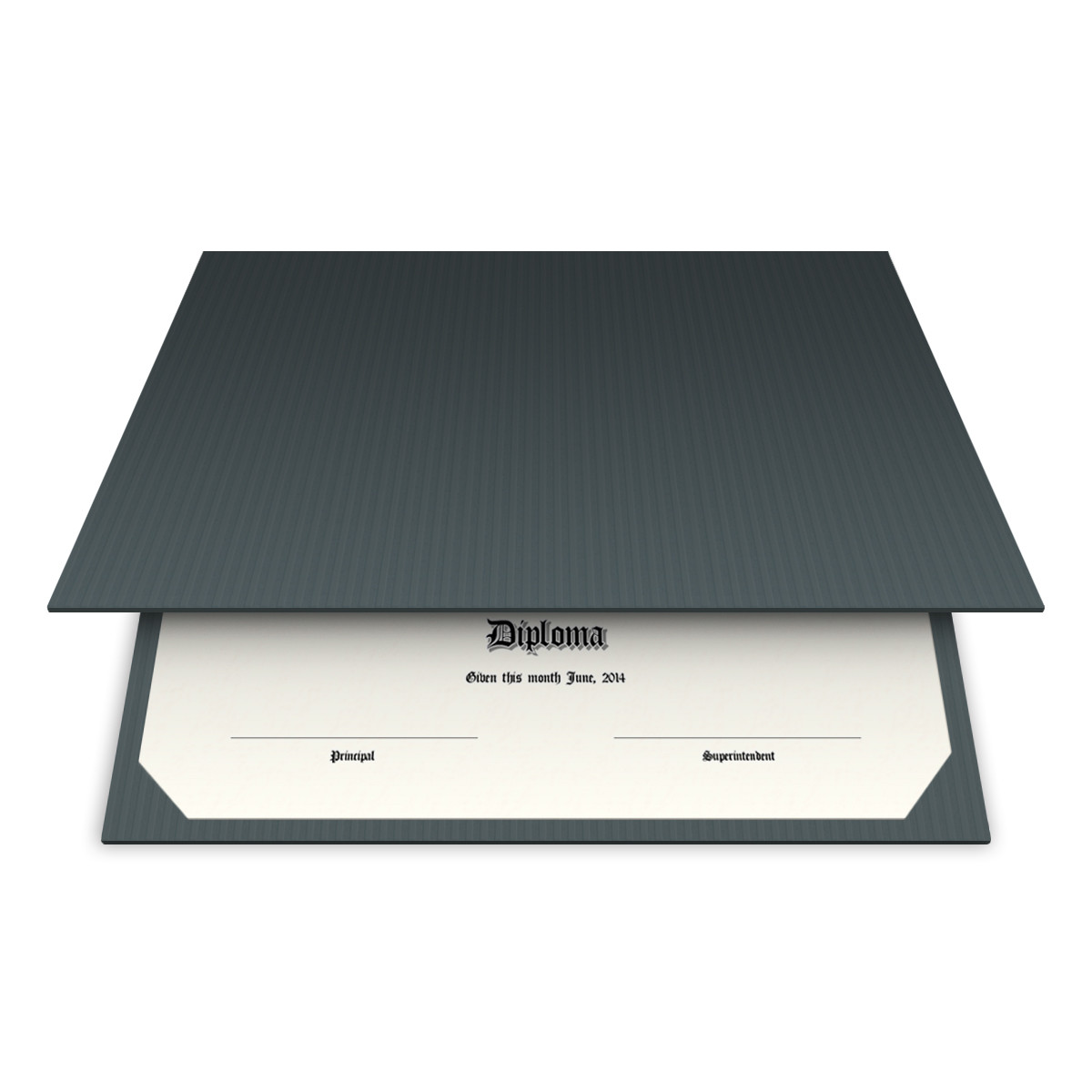charcoal blank diploma certificate cover package of 25 cool