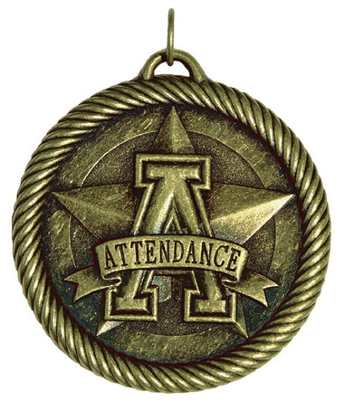 0961 Attendance Value Medal from Cool School Studios.