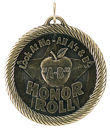 0983 A/B Apple Honor Roll Value Medal from Cool School Studios.