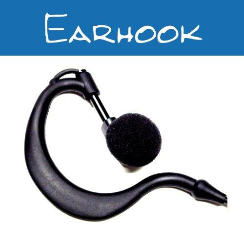 2.5mm Earhook Listen Only Earpieces