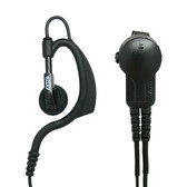 ARC G31 Earhook Lapel Mic with PTT for Kenwood 2-Pin TK and ProTalk Radios