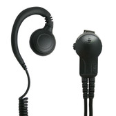 ARC G34 Earloop Lapel Microphone with PTT for Kenwood Multi-Pin NexEdge and TK Radios
