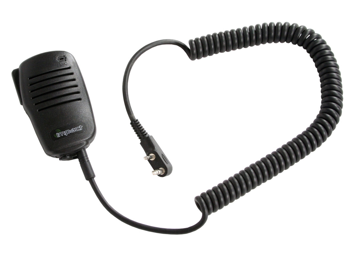 IMPACT Compact Speaker Mic with 3.5mm Jack for Motorola CP200 BC95 Radios