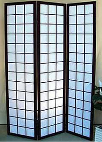 3 PANEL 71inH CHECKER-BOARD SCREEN