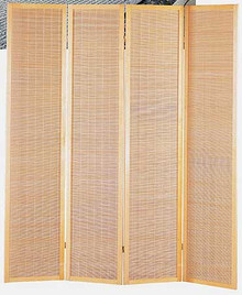4 PANEL 83inH BAMBOO MATCHSTICK SCREEN