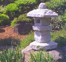 RUSTIC GRANITE LANTERN
