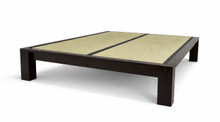 TALL Tatami Platform Bed  - Dark Walnut