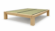 TALL Tatami Platform Bed - Natural Finish