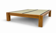 TALL Tatami Platform Bed  - Honey Oak