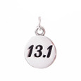 sterling silver round 13.1 charm.