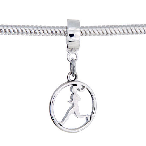 Running hot sale pandora charm