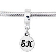 sterling silver 5 K dangle bead for Pandora.