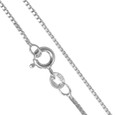 1.2mm thick sterling silver box chain.
