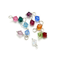 Swarovski crystal birthstone color chart for available crystals.