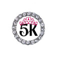 5K tiara running sneaker charm