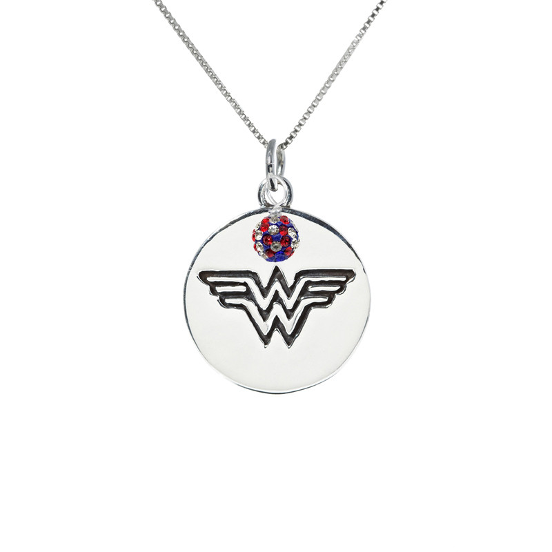 Sterling silver deals wonder woman necklace